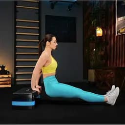 Степ платформа Trex Sport TX-030AS 3 рівнева чорно-блакитна - мініатюра 9