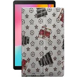 Чохол StatusCASE з екошкіри для планшету Samsung Galaxy Tab A 10.1 2019 (T510, T515) Луі-Вітон-білий