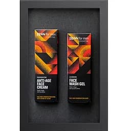 Набір Zew for men для омолодження Регенеруючий гель для вмивання 100 мл + Антивіковий крем для обличчя 100 мл