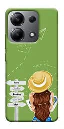 Чохол Demsky Travel girl для Xiaomi Redmi Note 13 4G