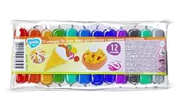 Набор для лепки с воздушным пластилином, 12 цветов, TM Lovin