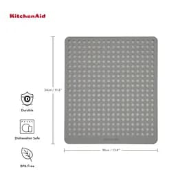 Килимок для сушки посуду KitchenAid Sinkware сірий (KEG877OHASA) - мініатюра 5