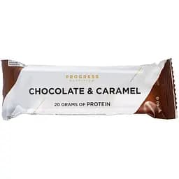 Батончик Progress Nutrition Protein Bar Шоколад-карамель 60 г