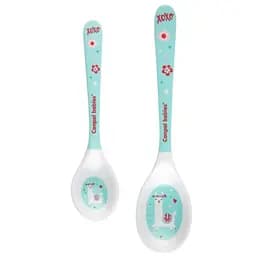 Набір ложечок з меламіну Canpol babies Exotic Animals 2 шт. бірюзовий (4/530_tur)