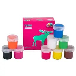 Набір гуашевих фарб для малювання Захоплення ГАММА'UA 200202, 9 кольорів по 20 мл