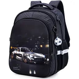 Ортопедичний рюкзак для хлопчика School Standard 475 гр 17,5 літрів Чорний