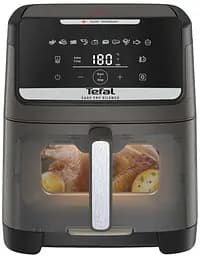 Мультипечь Easy Fry Silence XXL 1800Вт чаша-7 сенсорное управл. 10 программ с окошком пласт Tefal kuh0015014