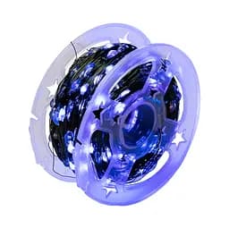 Гірлянда Роса нитка 500 LED довжина 50 м з пультом від мережі зелена, синій GarlandoPro 500L50MGBL - мініатюра 19