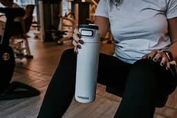 Термопляшка Kambukka Elton Insulated 600 мл сіро-біла (11-03035) - мініатюра 5