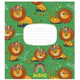 Зошит учнівський Be kind Школярик 012-3130L-4 у лінію 12 аркушів