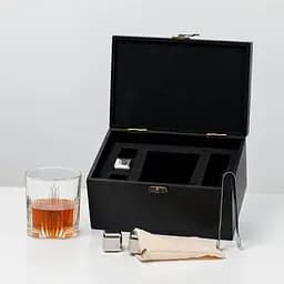 Подарунковий набір Whiskey Stones "Сталевий" №1 Selecta - мініатюра 3