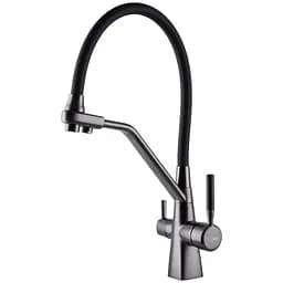 Смеситель для кухни под осмос Globus Lux GLLR-0700-L-11-01 000024668 Графит