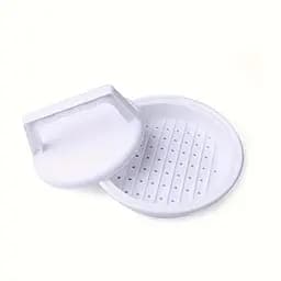 Прес для бургерів та котлет ручна прес-форма для гамбургерів, Kitchen Master Білий 87320