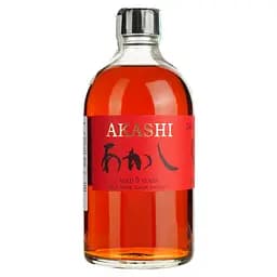 Віскі Akashi Single Malt Red Wine 5 Year Old 50% 0.5 л в подарунковій упаковці - мініатюра 2