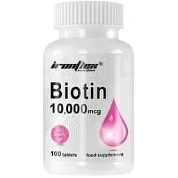 Вітаміни та мінерали IronFlex Biotin 10000 mcg, 100 таблеток