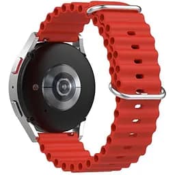 Ремінець Hump для Samsung Galaxy Watch 3 41mm - червоний ширина кріплення 20мм силікон Watchbands (W37-5WB80190594)