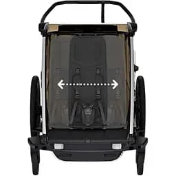 Дитяча коляска Thule Chariot Cross 2 Double (Faded Khaki) (TH 10201037) - мініатюра 5