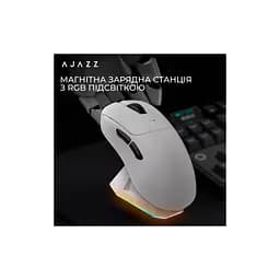 Мишка Ajazz AJ179PRO Wireless/Bluetooth/USB Charging Dock White (AJ179-PRO-W) - мініатюра 8
