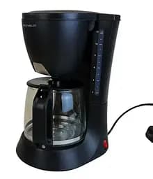 Кофеварка капельная с автоподогревом Grunhelm GDC12 со стеклянной колбой 1200 мл 700Вт Черный