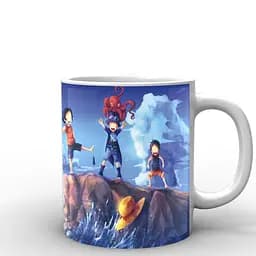 Кухоль GeekLand Великий куш One Piece на синьому тлі OP.02.004 330 мл білий