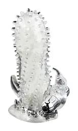 Насадка з вібрацією Penis sleeve Bullet vibrator 1 Crystal Baile BI-026205 87417