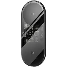 Бездротовий мультизарядний пристрій Baseus Digital LED Display 2in1 Wireless Charger 20W Black Universal version (WXSX010101)