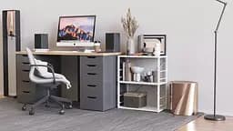 Етажерка 3/60 Ferrum-decor Серії Коннект 73x60x28 білий ДСП Білий 16мм (FRD-104260) - мініатюра 7