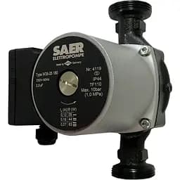 Насос циркуляційнний SAER W35-25 180 мм + гайки - мініатюра 2