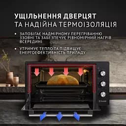 Електрична піч Perfelli CLASSIC 48 BLACK - мініатюра 3