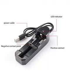 Зарядний пристрій Normal BMAX Charger на 1 слот Black (11008) - мініатюра 4