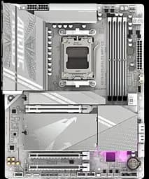Материнська плата Gigabyte X870 Aorus Elite Wi-Fi 7 Ice Socket AM5 (X870 A ELITE WF7 ICE) - мініатюра 2
