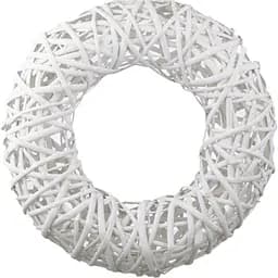 Вінок Yes! Fun ротанговий 35 см білий (974242)