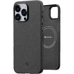 Чехол-накладка Pitaka MagEZ Case 3 Twill 600D Black/Grey для iPhone 14 Pro Max (KI1401PMA)