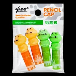 Набір канцелярських ковпачків Offtop Жаба, 4 шт. (853505)