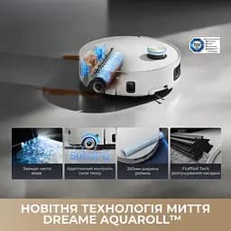 Робот-пилосос Dreame Aqua 10 Ultra Roller Complete White (RLH71DE-1-wh) [152042] - мініатюра 14