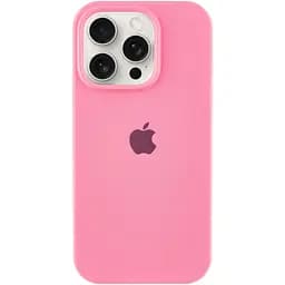 Чохол Silicone Case Full Protective (AA) для Apple iPhone 15 Pro (6.1) Рожевий / Pink