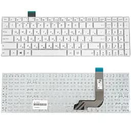 Клавіатура для ноутбука ASUS (X542 series) rus, white, без фрейма (оригінал) - мініатюра 2