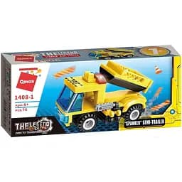 Детский конструктор Qman 1408 транспорт Semi Trailer
