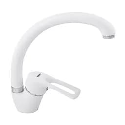 Змішувач для кухні Zerix YUB 181 white ZX2762 Білий матовий