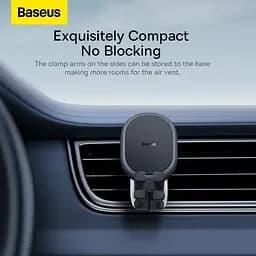 Автотримач для телефона Baseus Stable Gravitational Car Mount Air Outlet у повітропровід - мініатюра 6