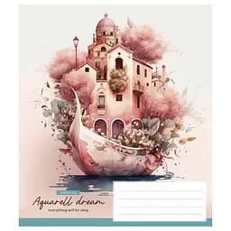 Зошит учнівський "Aquarell dream" 036-3289L-2 у лінію, 36 аркушів