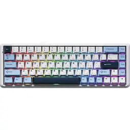 Клавіатура бездротова Ajazz AK680 Max (8+8K) Magnetic Switch White (AK680-M-BWD-A)