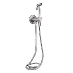 Набір гігієнічного душу прихованого монтажу Lidz Aria 111 Nickel LDARI111NKS46105 округлий, Нержавіюча сталь