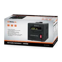 Стабілізатор REAL-EL STAB ENERGY-1000 (EL122400012) - мініатюра 7