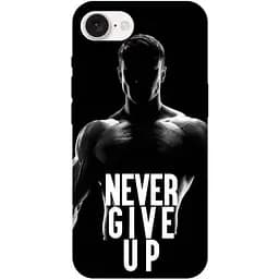 Чохол Demsky Never give up для Apple iPhone 16e (6.1)
