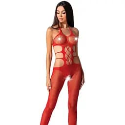 Еротичний бодістокінг Passion BS084 red One size