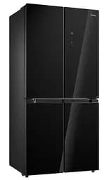 Холодильник Midea MDRF632FIF22 чорне скло