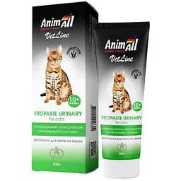 Фитопаста AnimAll VetLine Urinary для профилактики заболеваний мочевыделительной системы у кошек, 100 г