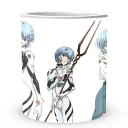 Кухоль GeekLand Evangelion Євангеліон Сіндзі Рей Марі EVA 002.18 330 мл білий - мініатюра 2