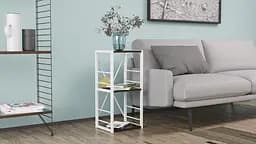 Етажерка 3/34 Ferrum-decor Серії Коннект 73x34x28 білий ДСП Венге 16мм (FRD-105523) - мініатюра 3